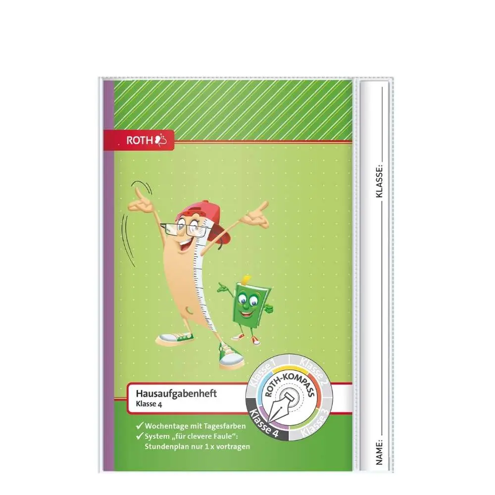 ROTH Hausaufgabenheft Kompass, 4. Klasse, DIN A5 (EAN: 4028279892559)
