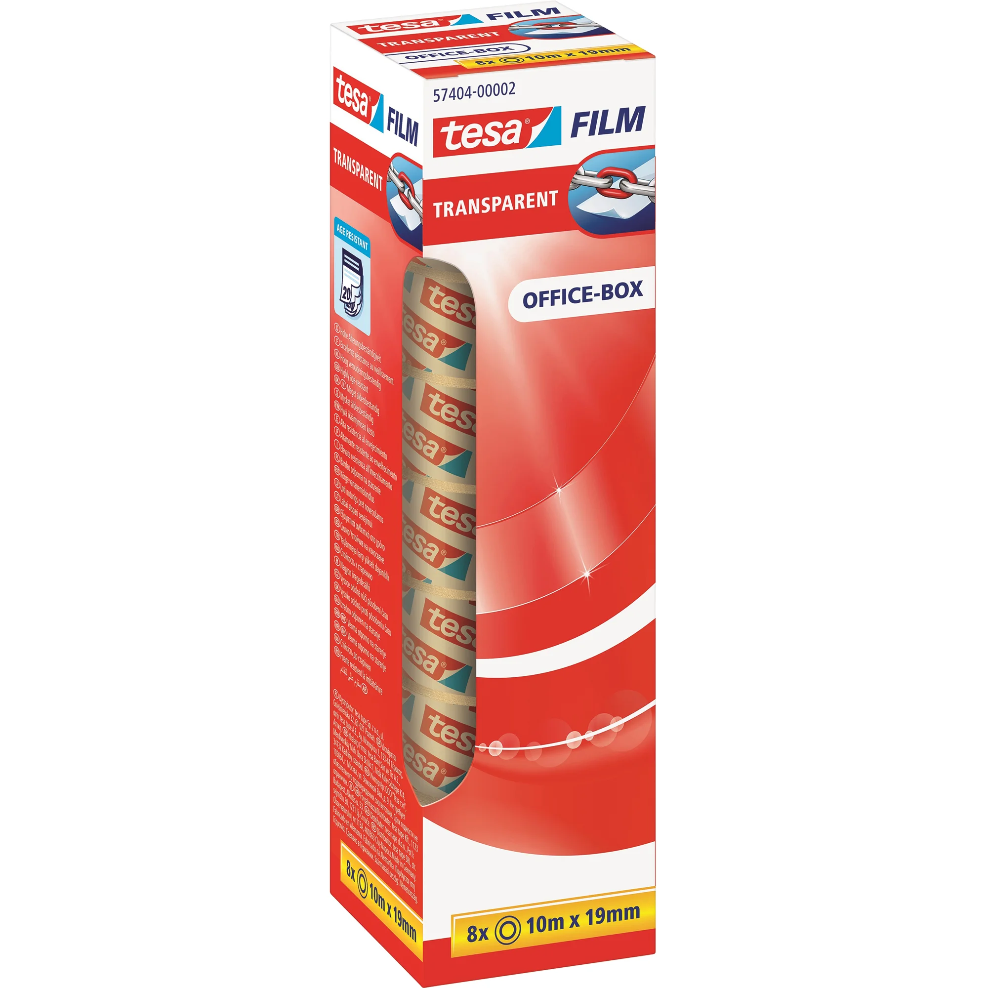 tesa Film, transparent, 19 mm x 10 m (EAN: 4042448036100)