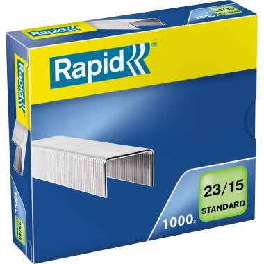 Rapid Heftklammern Standard 23/15, galvanisiert (EAN: 7313468696009)