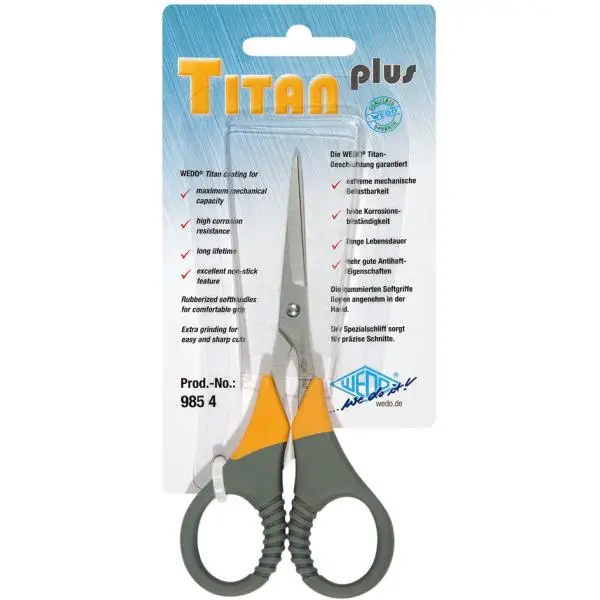 WEDO Silhouettenschere TITAN plus, spitz, Länge: 115 mm (EAN: 4003801799872)