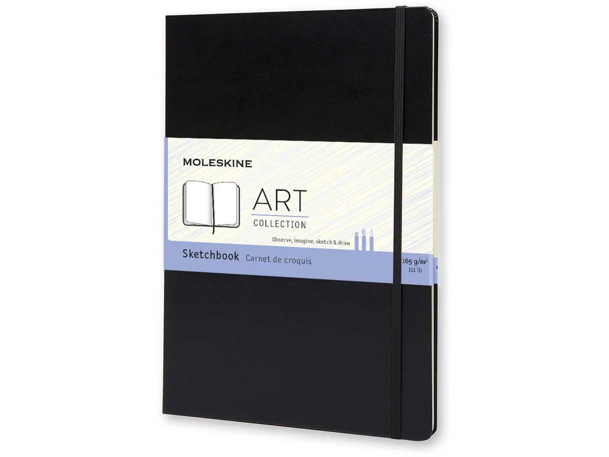 MOLESKINE Skizzenbuch, XL, 165g/qm, Hardcover, schwarz (EAN: 9788862931939)