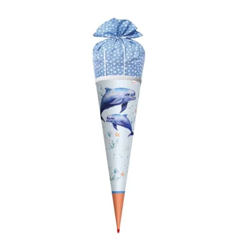 ROTH Schultüte Lieblingsstück "Delfin Duo", rund, 700 m (EAN: 4028279885001)