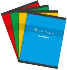 CONQUERANT SEPT Übungsheft, 170 × 220 mm, couleurs assorties (EAN: 3020120005782)