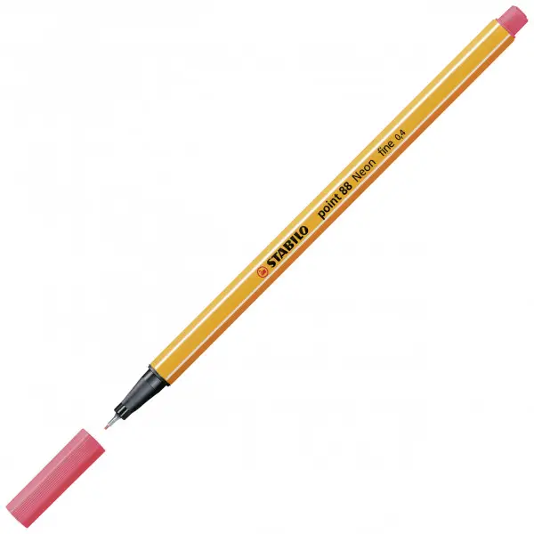 STABILO Fineliner point 88, neonrot (EAN: 4006381438568)