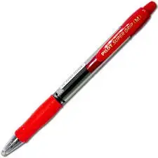 PILOT Druckkugelschreiber SUPER GRIP M, rot (EAN: 4902505154898)
