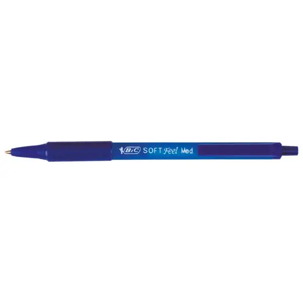 BIC Druckkugelschreiber Soft Feel Clic Grip, blau (EAN: 0070330166301)