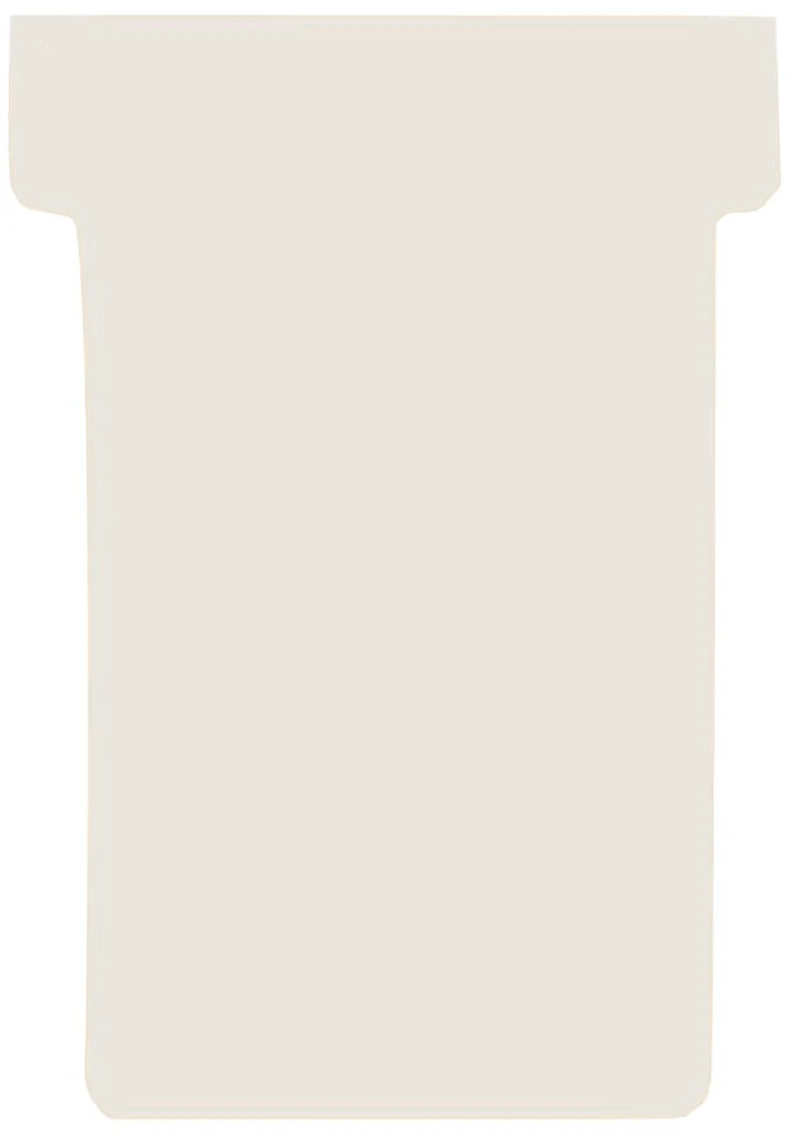 FRANKEN T-Karten, Größe 2 / 48 x 84 mm, weiß (EAN: 4016946200875)