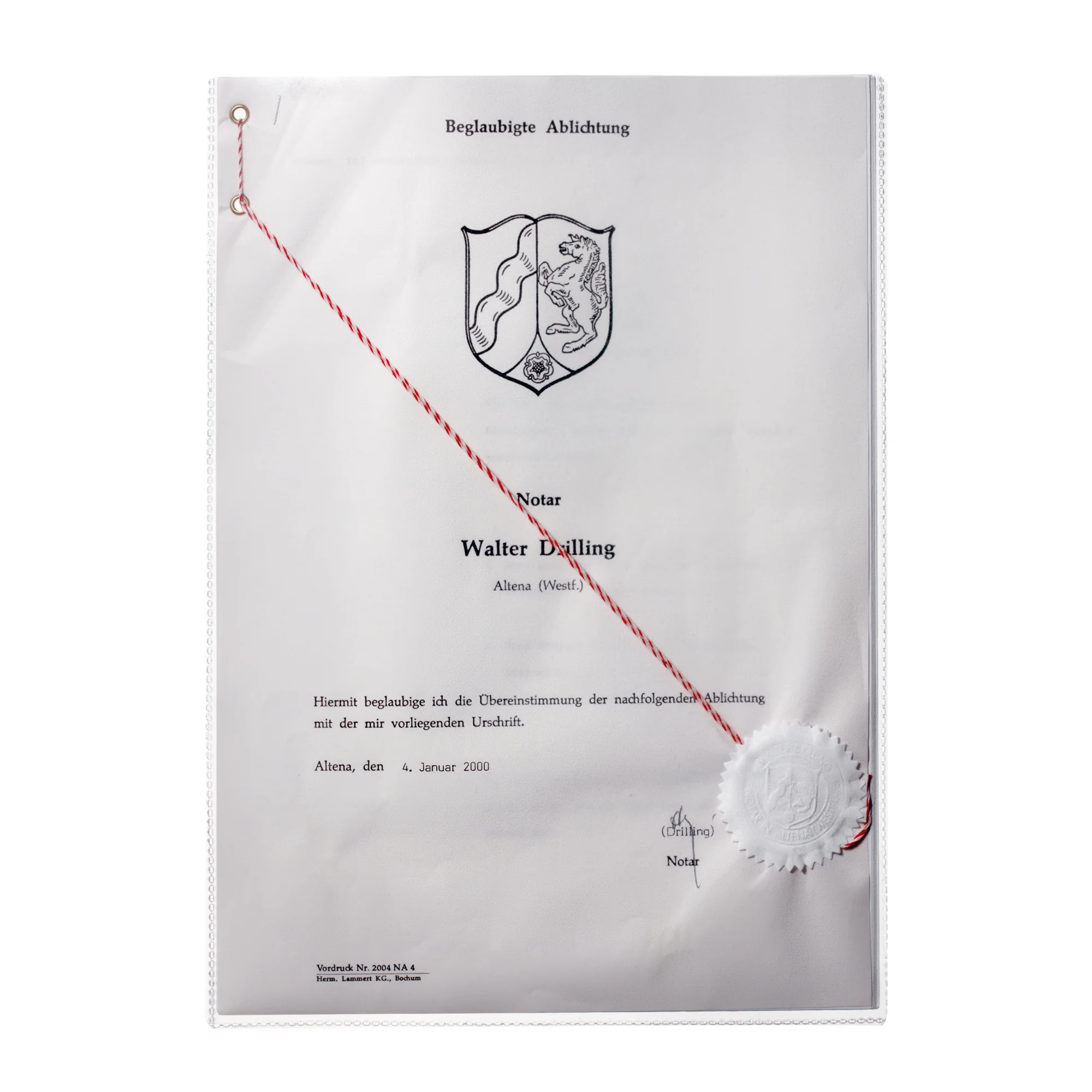 DURABLE Ausweishülle, aus PP, DIN A4, transparent (EAN: 4005546216591)