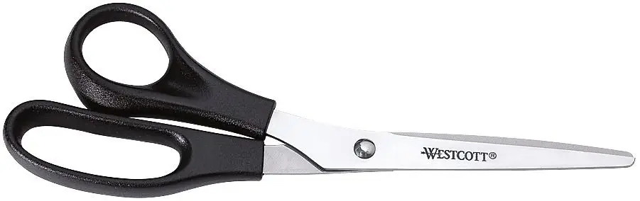 WESTCOTT Büroschere, Länge: 210 mm, schwarz, für Linkshänder (EAN: 4027521311831)