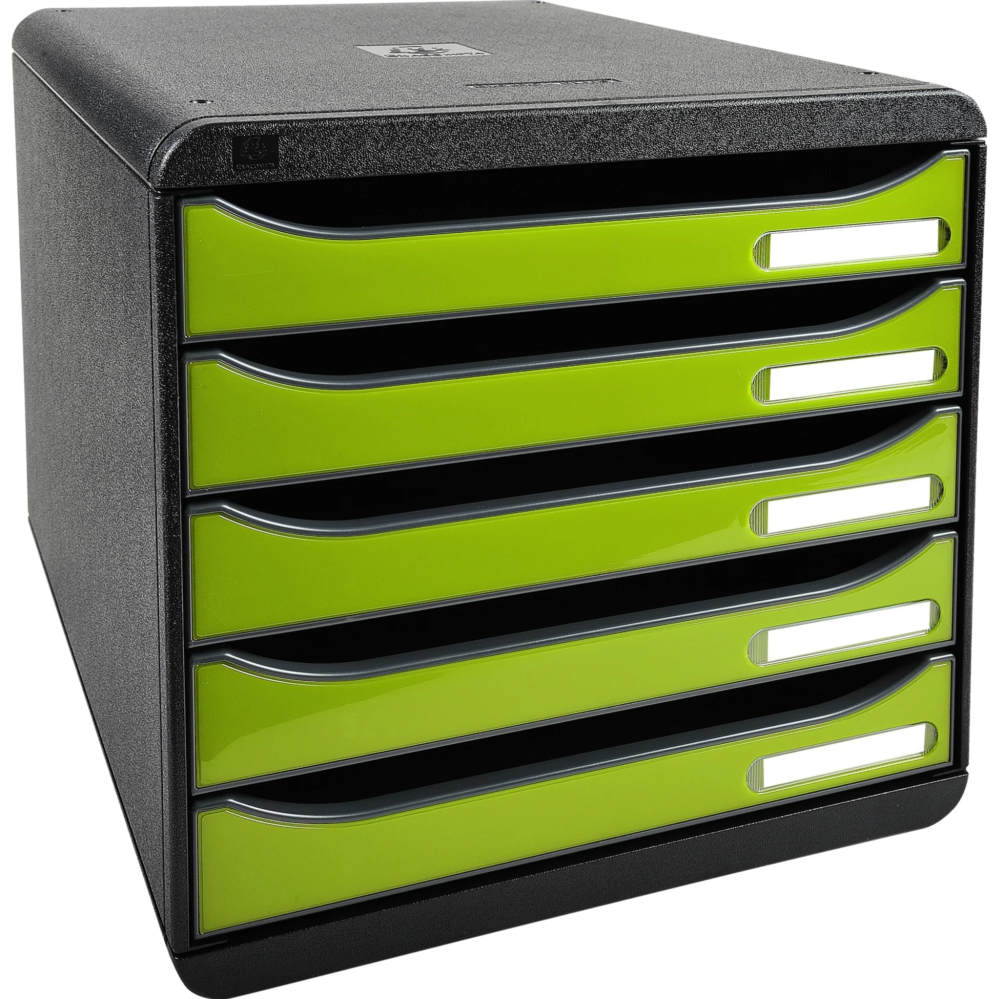 EXACOMPTA Schubladenbox BIG-BOX PLUS, 5 Schübe, lemongrün (EAN: 9002493423640)
