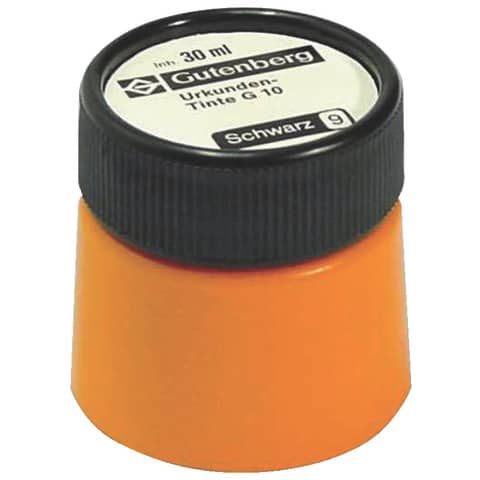 Gutenberg Urkundentinte, 30 ml, schwarz (EAN: 4002373101021)