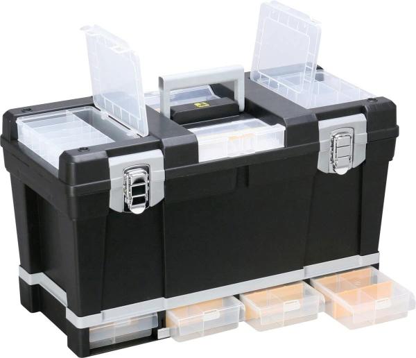 allit Werkzeugkoffer McPlus Depot >S< 23, PP, schwarz (EAN: 4005187763201)