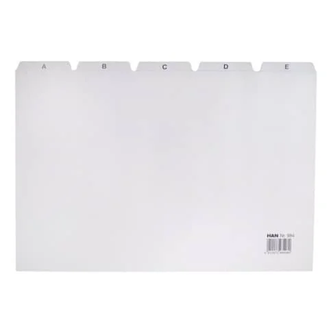 HAN Karteiregister A-Z, PP, A4 quer, grau, 25-teilig (EAN: 4012473984080)