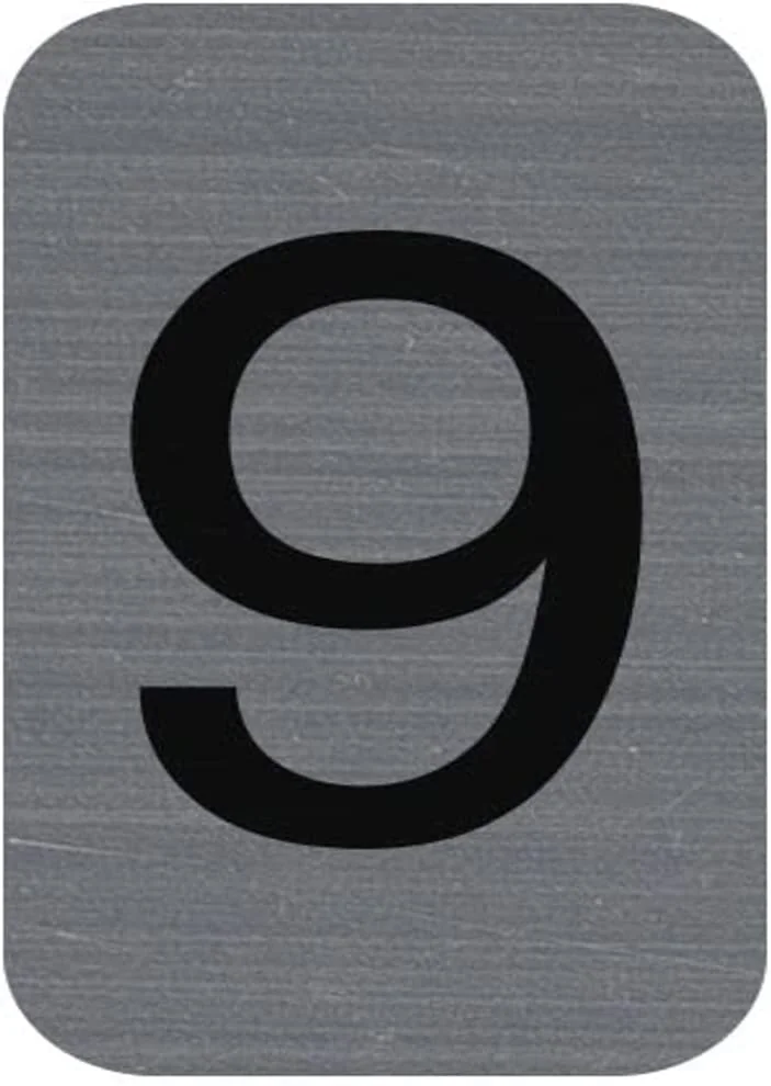 EXACOMPTA Selbstklebeschild Zahl "9", 25 x 44 mm (EAN: 3130630671893)