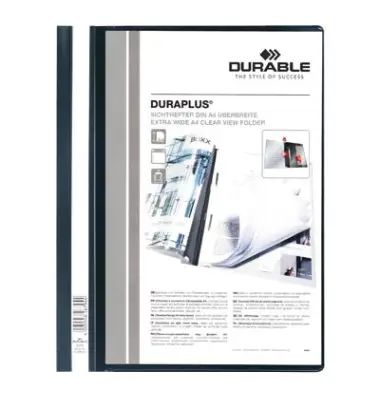 DURABLE Schnellhefter DURAPLUS, DIN A4, schwarz, überbreit (EAN: 4005546267906)