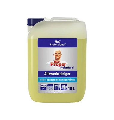 P&G Professional Meister Proper Allzweckreiniger, 10l, Lemon (EAN: 8001090378019)
