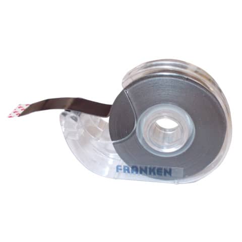 FRANKEN Magnetband im Spender, schwarz, 19 mm x 8 m (EAN: 4016946197335)
