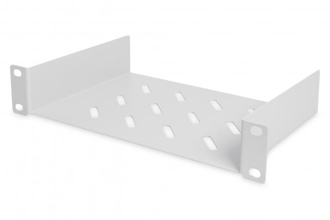 DIGITUS 10" Fachboden, 1 HE, lichtgrau RAL 7035 (EAN: 4016032139836)