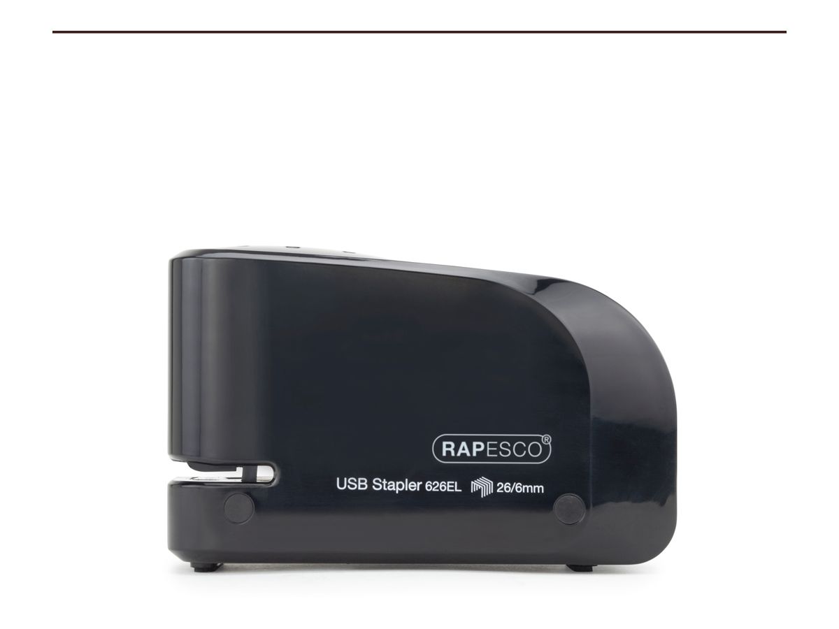 RAPESCO Elektrisches Heftgerät 626EL, schwarz (EAN: 5018505011662)
