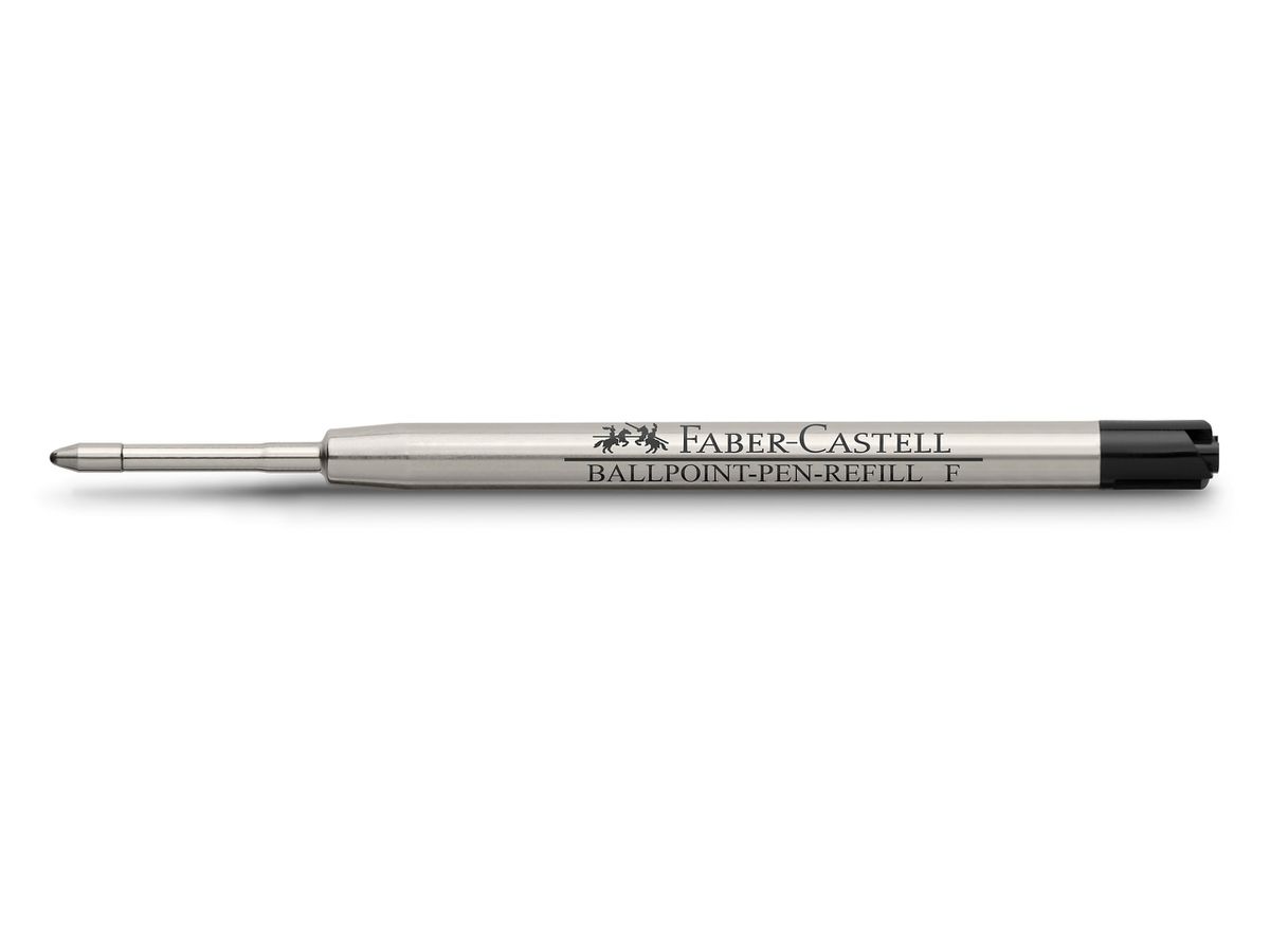 FABER-CASTELL Kugelschreiber-Großraummine F, schwarz (EAN: 4005401487449)