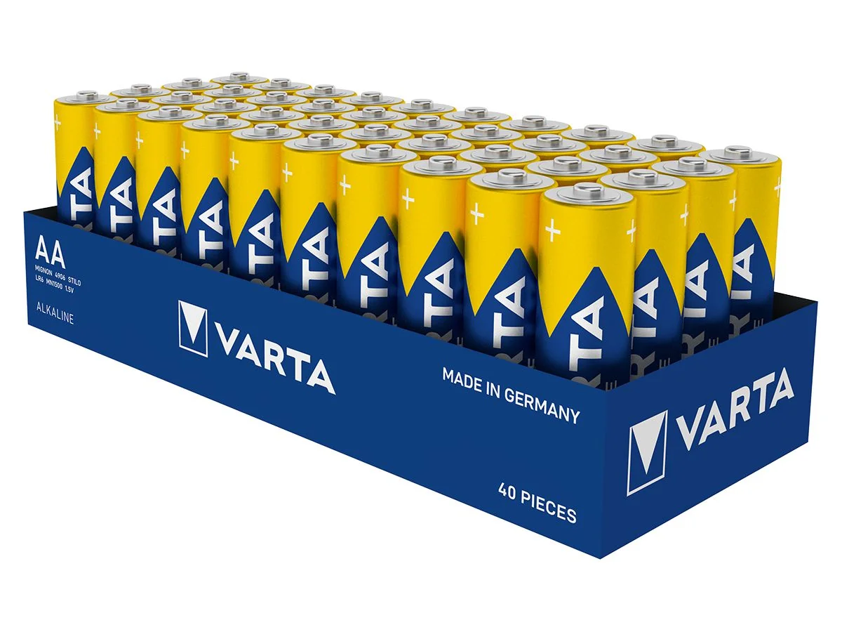 VARTA Alkaline Batterie Longlife Power Karton, Mignon AA (EAN: 4008496675739)