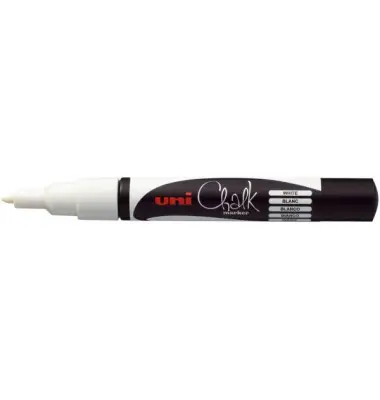 uni-ball Kreidemarker Chalk marker PWE3MS, weiß (EAN: 4902778175422)