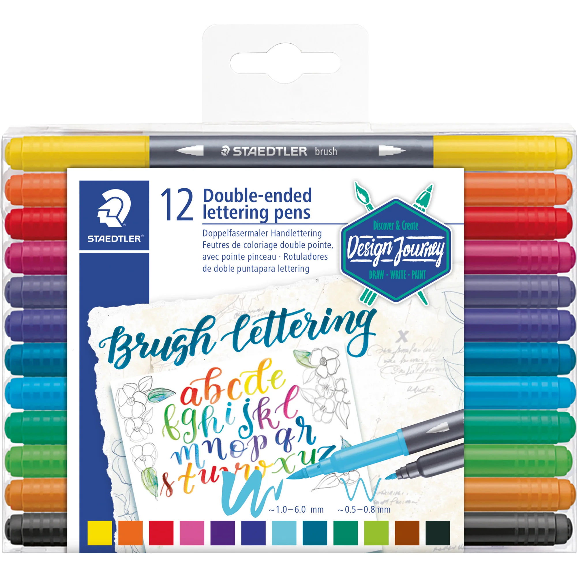 STAEDTLER Doppel-Fasermaler Handlettering Design Journey (EAN: 4007817042854)