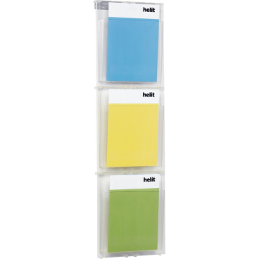 helit Wanddisplay "the placativ", 3 x DIN A4 hoch, glasklar (EAN: 4012086008111)