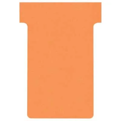 nobo T-Karten, Größe 2 / 60 mm, 170 g/qm, orange (EAN: 3147330002964)