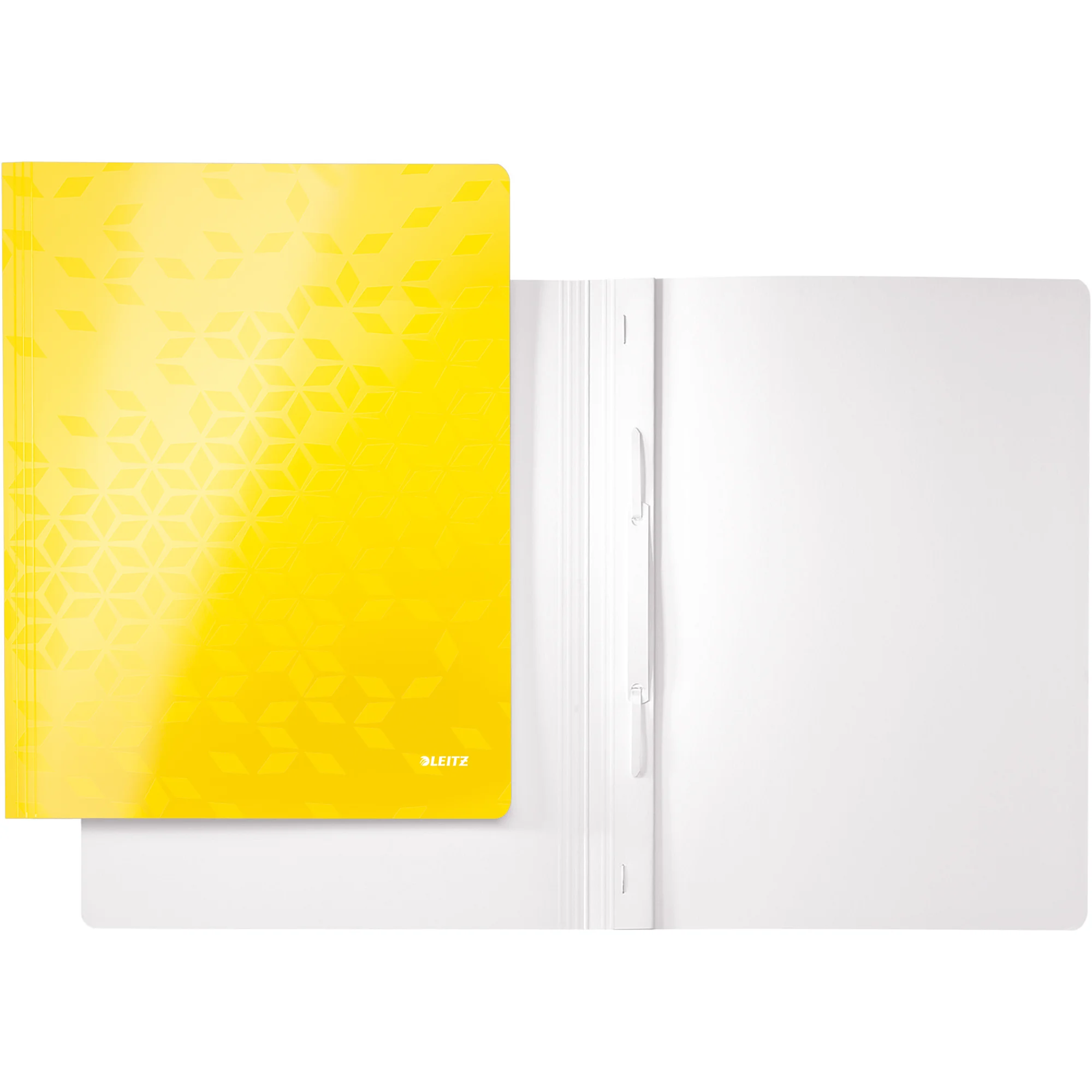 LEITZ Schnellhefter WOW, DIN A4, Karton, gelb (EAN: 4002432120543)
