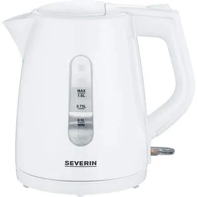 SEVERIN Wasserkocher WK 3411, 1,0 Liter, weiß (EAN: 4008146029967)