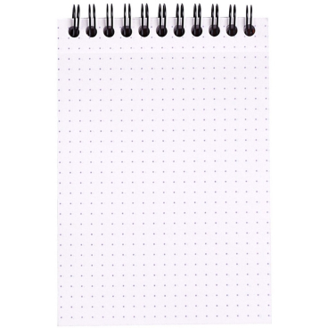 RHODIA Spiralnotizblock No. 13, DIN A6, gepunktet, schwarz (EAN: 3037921350393)