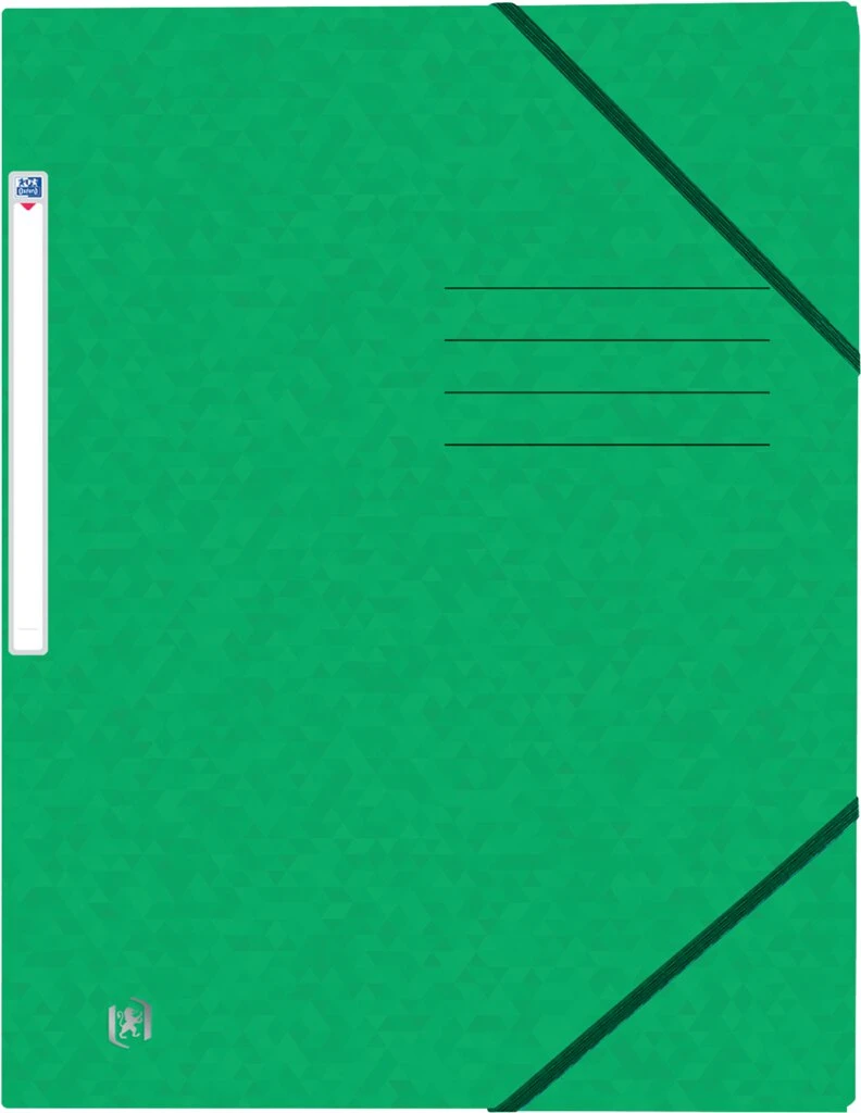 Oxford Eckspannermappe Top File+, DIN A4, grün (EAN: 3045050410949)