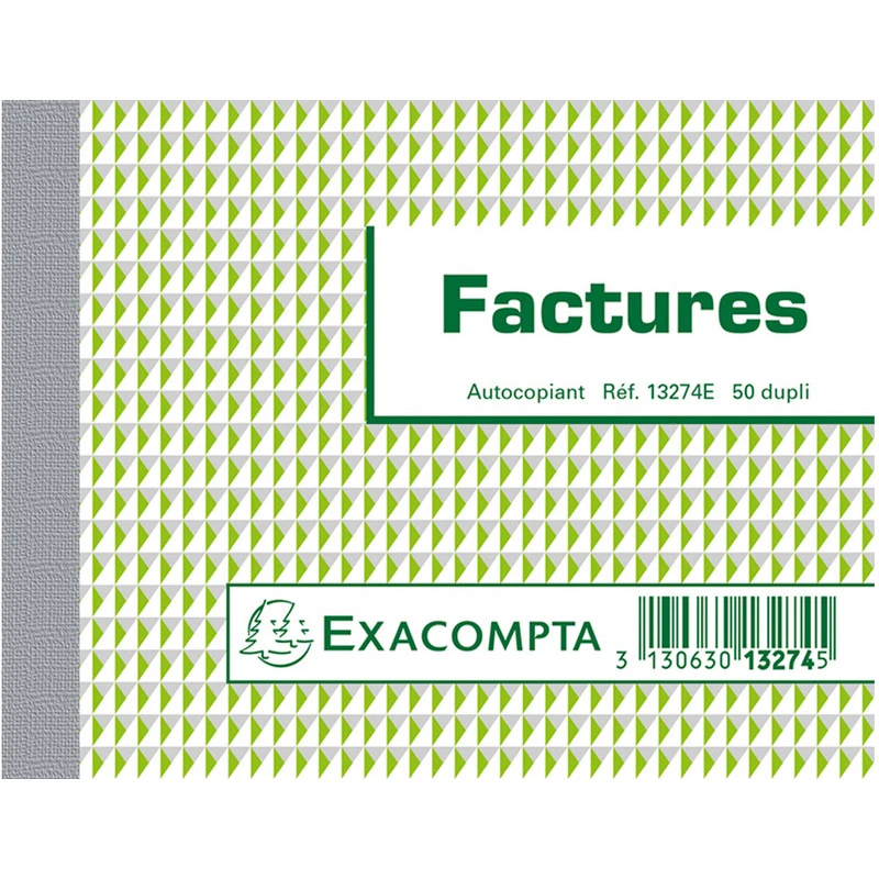 EXACOMPTA Manifold "Factures", 105 x 135 mm, dupli (EAN: 3130630132745)