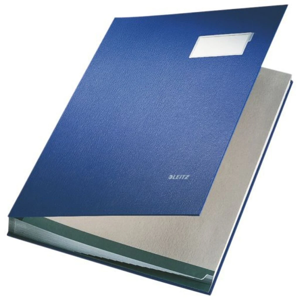 LEITZ Unterschriftenmappe, PP-Überzug, 20 Fächer, blau (EAN: 4002432311446)