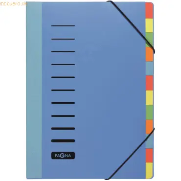PAGNA Ordnungsmappe DESKORGANIZER Lucy Colors, blau (EAN: 4013951010710)