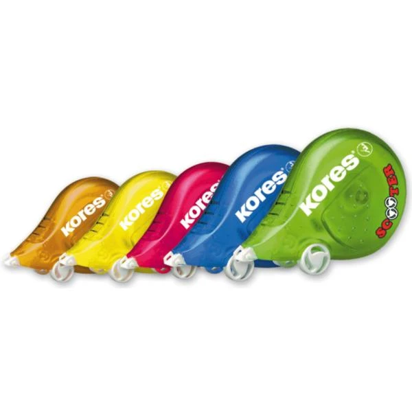Kores Einweg-Korrekturroller "SCOOTER - 5-Color", sortiert (EAN: 9023800848734)