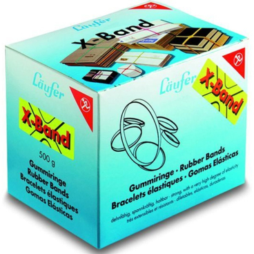 Läufer X-Band im Karton - 500 g, 150 x 11 mm, bunt sortiert (EAN: 4006677590796)