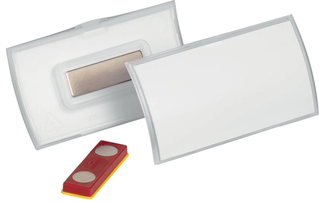 DURABLE Namensschild Click Fold, 75 x 40 mm, verdrehsicher, transparent (EAN: 4005546732206)