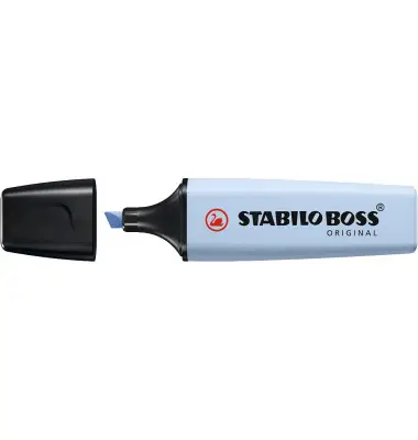 STABILO Textmarker BOSS ORIGINAL Pastel, pastellblau (EAN: 4006381557986)