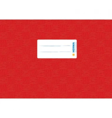 HERMA Heftschoner, DIN A5 quer, aus PP, rot gedeckt (EAN: 4008705198400)