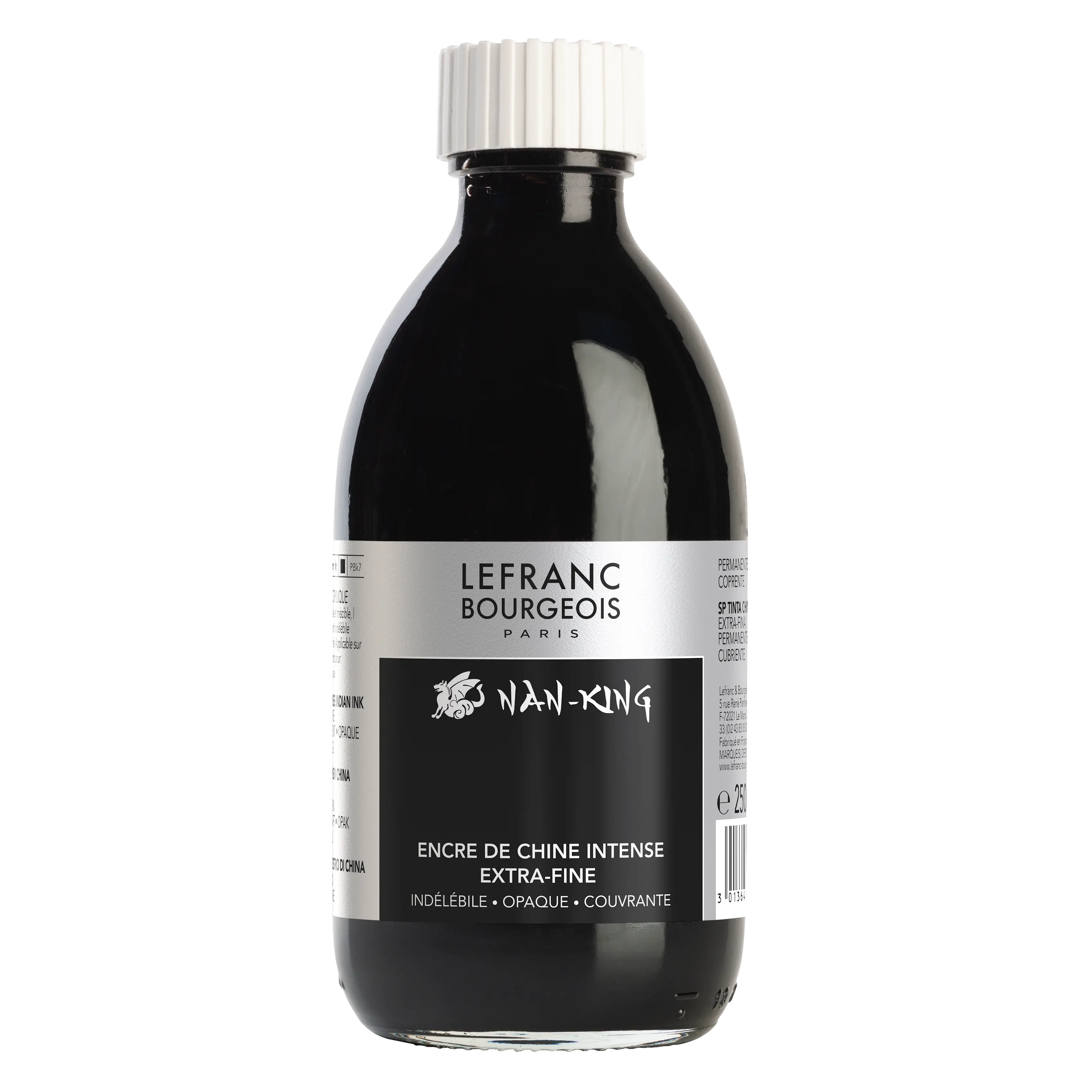 LEFRANC BOURGEOIS Tinte Nan-King, schwarz, Inhalt: 250 ml (EAN: 3013640590753)