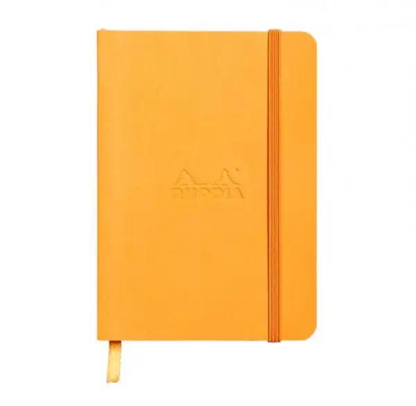 RHODIA Notizbuch RHODIARAMA, DIN A6, liniert, orange (EAN: 3037921173152)