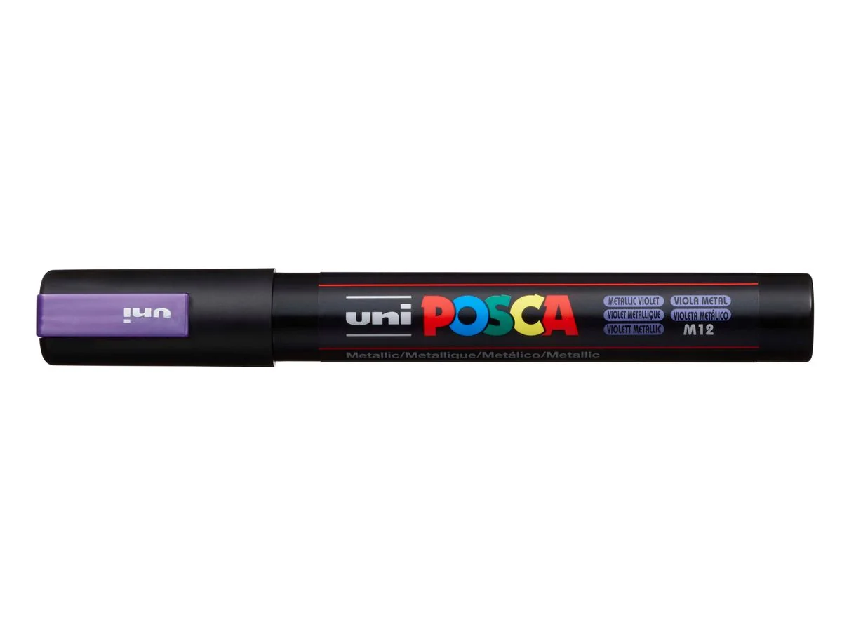 POSCA Pigmentmarker PC-5M, violett metallic (EAN: 4902778113592)