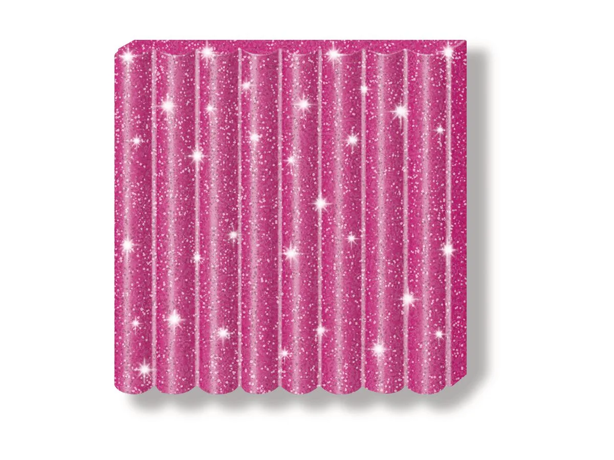 FIMO kids Modelliermasse, ofenhärtend, glitter-pink, 42 g (EAN: 4007817804957)
