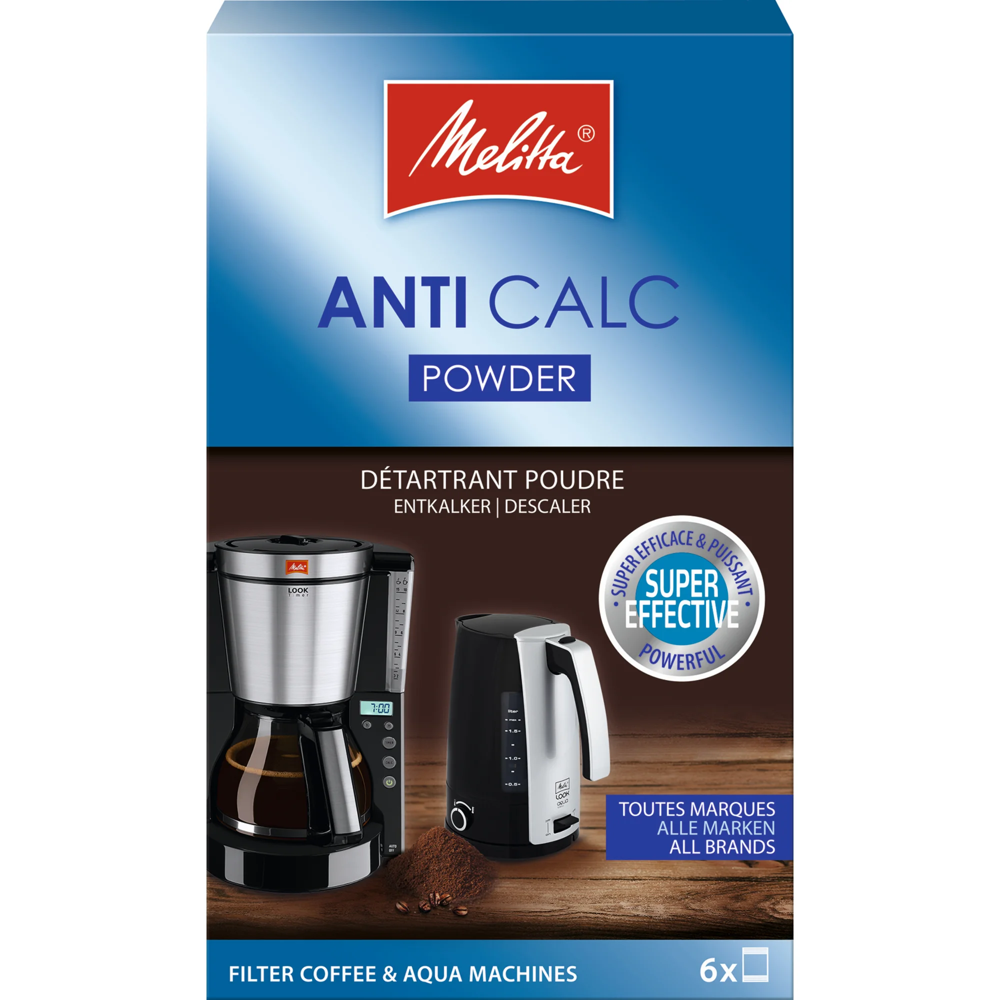 Melitta Entkalkungs-Pulver "ANTI CALC" (EAN: 4006508192632)