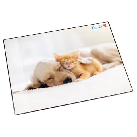 Läufer Schreibunterlage Hund und Katze, 400 x 530 mm (EAN: 4006677466572)