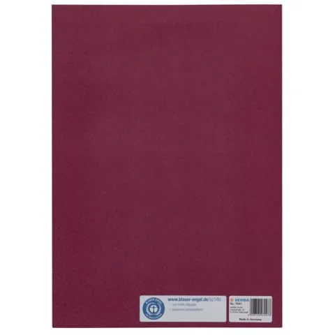 HERMA Heftschoner, DIN A4, aus Papier, weinrot (EAN: 4008705070478)