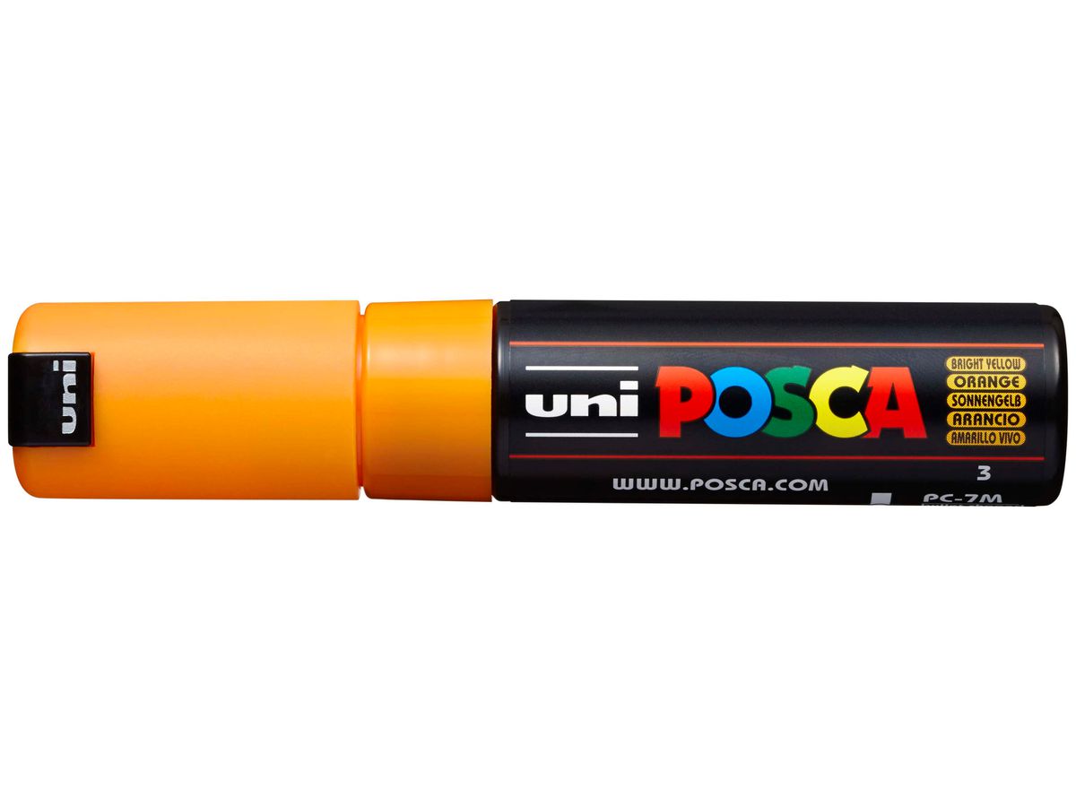 POSCA Pigmentmarker PC-7M, hellorange (EAN: 4902778228272)
