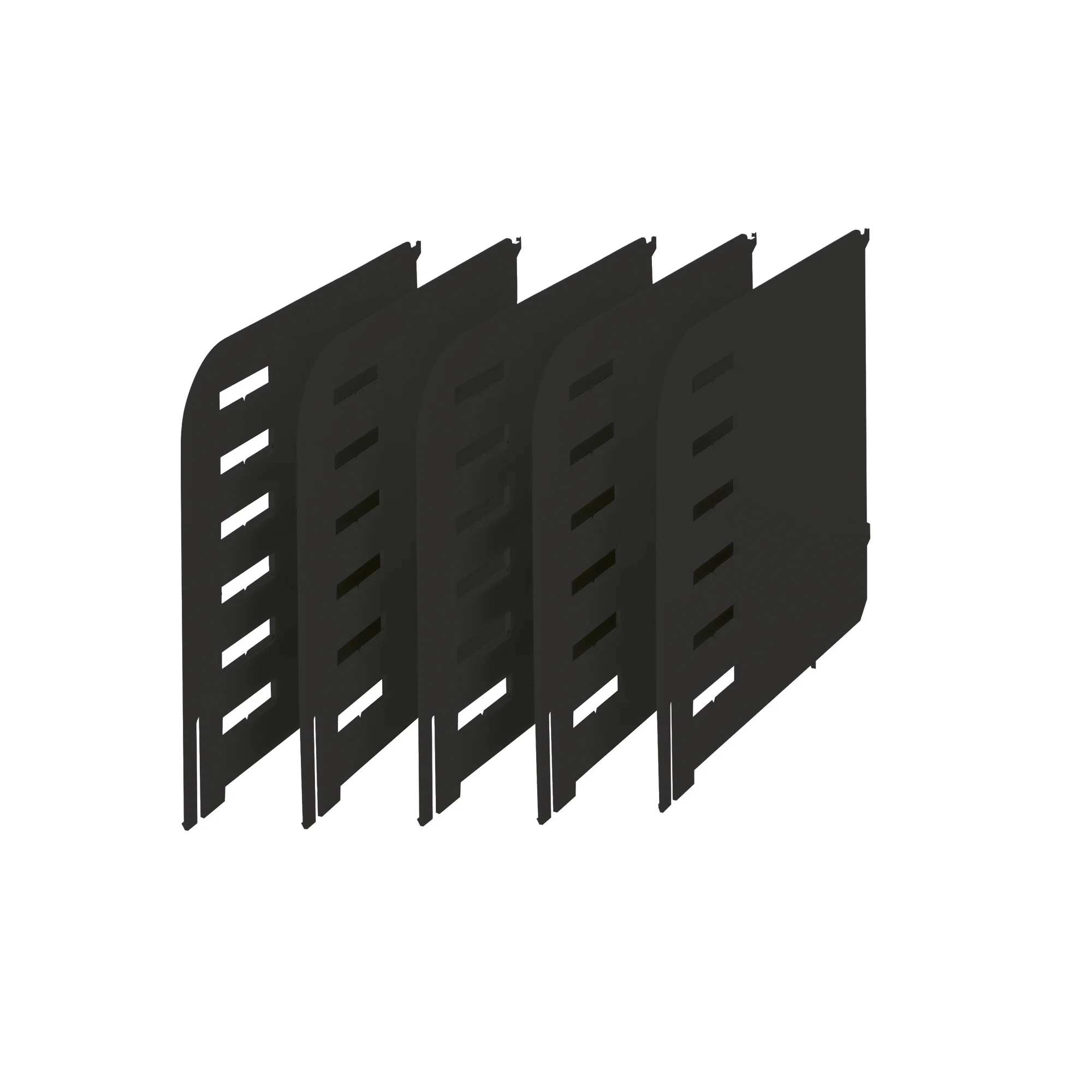 styro Trennwand f. Ablagesystem styrorac, senkrecht, schwarz (EAN: 7612176112482)